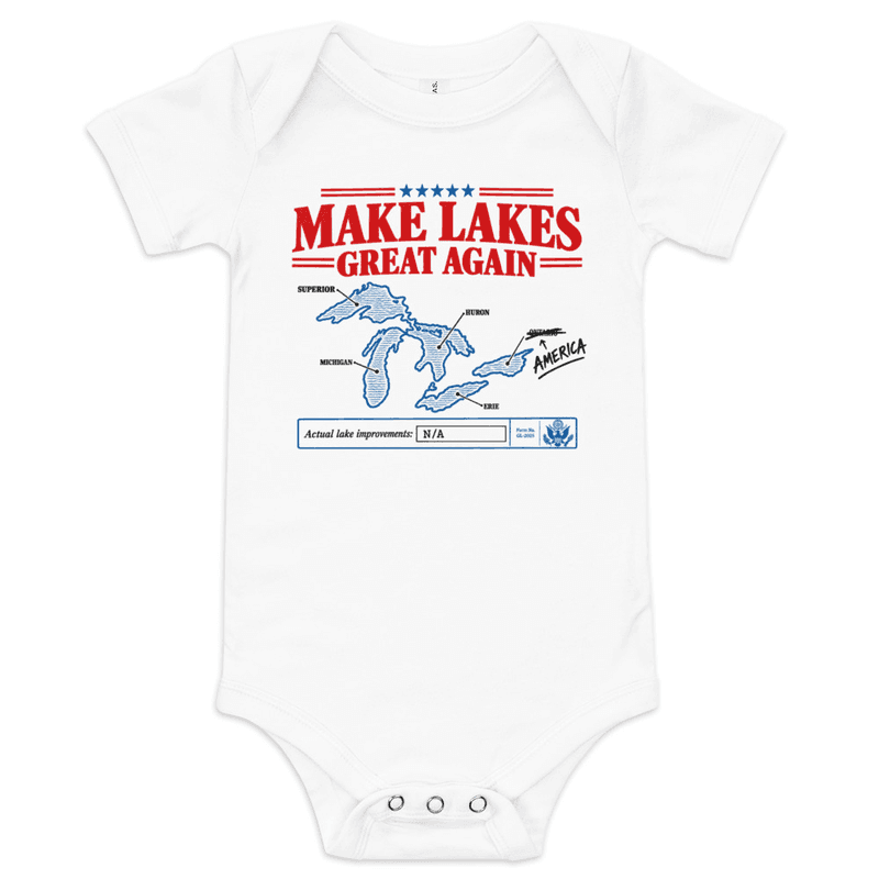 Make Lakes Great Again Onesie